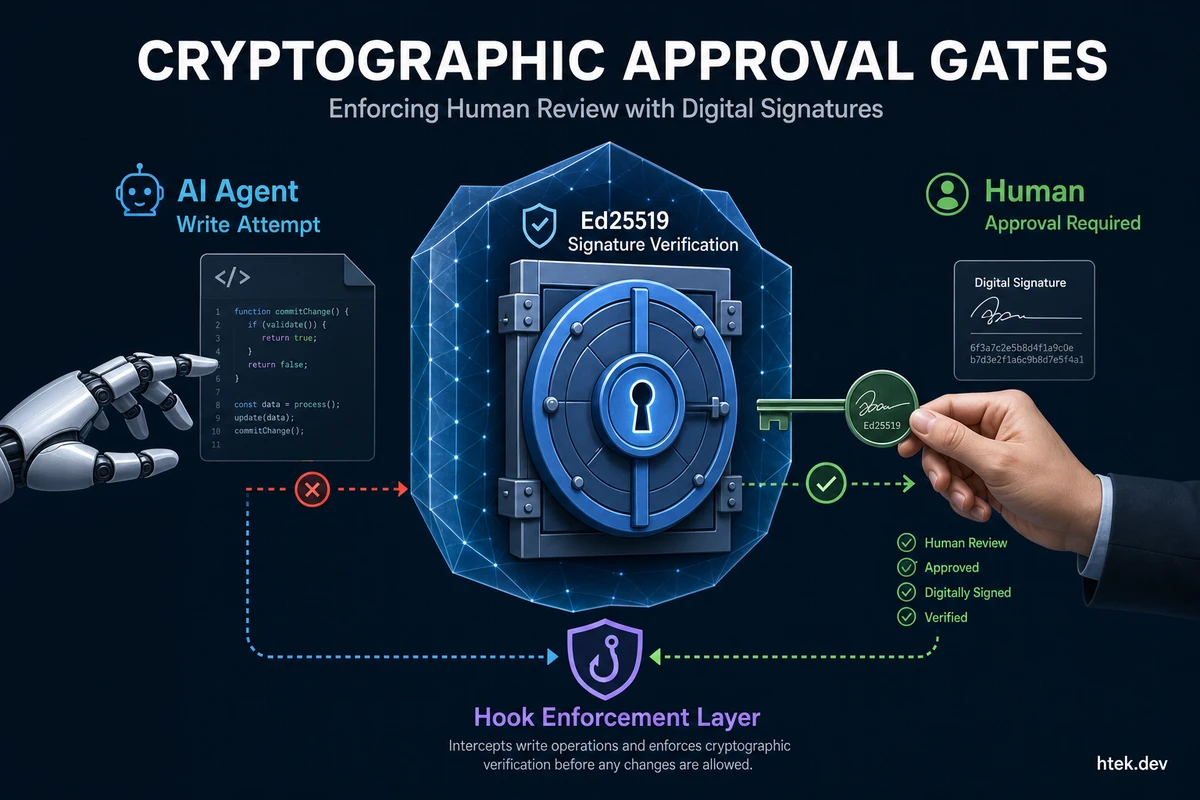Building Cryptographic Approval Gates for AI Agents